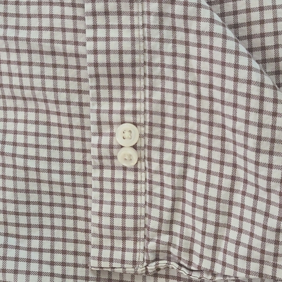 3/$20 Cremieux Classics Brown Plaid Button-Up Shirt - Picture 4 of 6